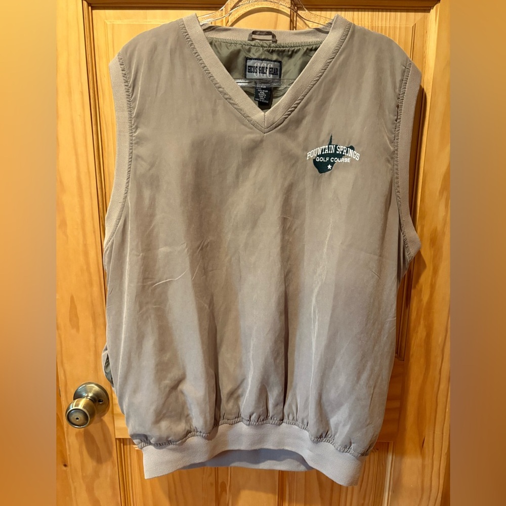 Men’s Fountain Springs Golf Pullover V-Neck Vest